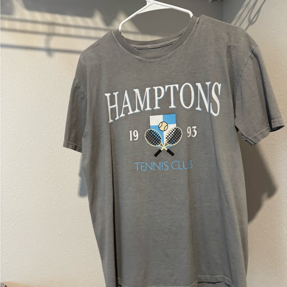 Tennis Club Charcoal T-Shirt